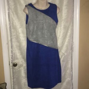 Kate & Mallory Ultrasuede Zipper Dress